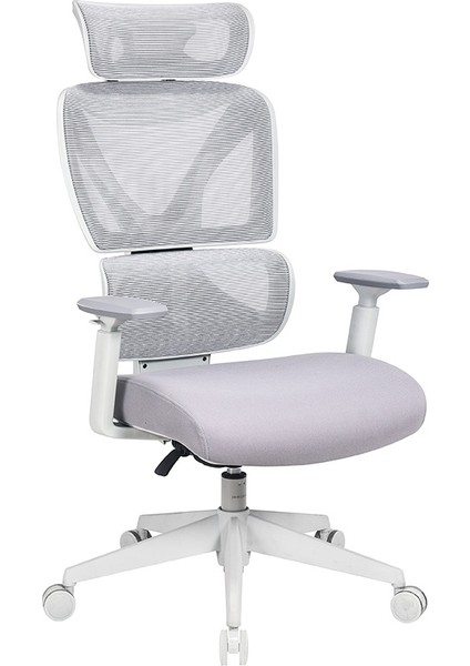 Unique-S Yönetici ve Çalışma Koltuğu-Gri-Krem 74X117.5-127X65.5 cm