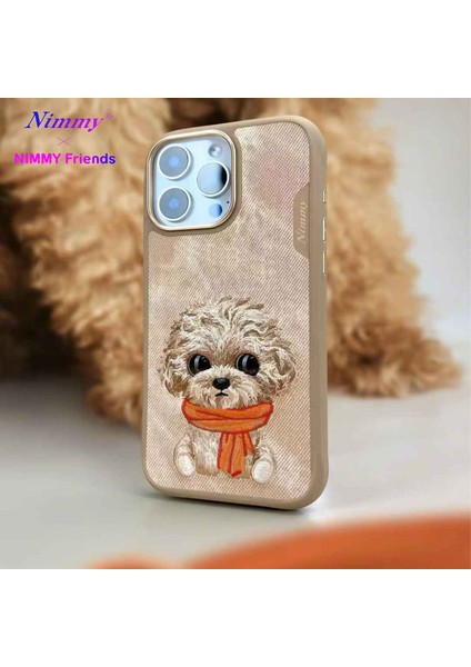 iPhone 16 Uyumlu 3D Göz Köpek Detaylı Gerçek Nakış Işlemeli Kabartmalı New Big Eyes Kılıf fiyatları