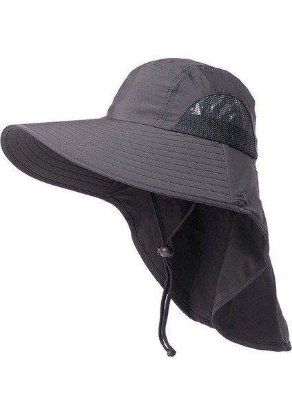 Güneş Koruyucu Balıkçı Şapkası - Mavi (Yurt Dışından)