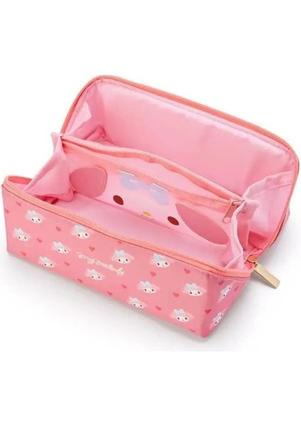 Sanrio Büyük Kapasiteli Kalem Kutusu Kawaii Cinnamoroll Melody Kulomi Kozmetik Çantaları Okul Kalemleri Çanta Kalem Kutusu Malzemeleri Kırtasiye (Yurt Dışından)