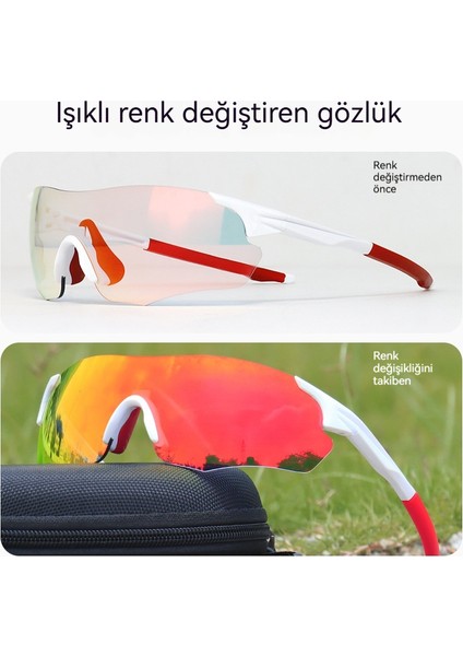 Bisiklet Gözlükleri Gündüz ve Gece Açık Spor Koşu Gözlükleri (Yurt Dışından)
