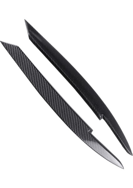 Passat B7 2010-2015 Için Araba Far Göz Kapakları Kaşları Abs Far Lambası Etiket Kapak Trim Aksesuarları-Karbon Fiber (Yurt Dışından)