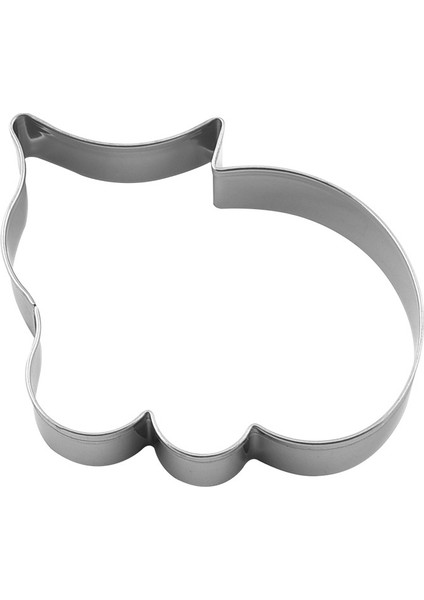 Paslanmaz Çelik Kedi Çerez Kurabiye Mus Daire Kalıp 5 Set Dıy Baskılı Fırın Kalıp Kalıp Araçları (Yurt Dışından)