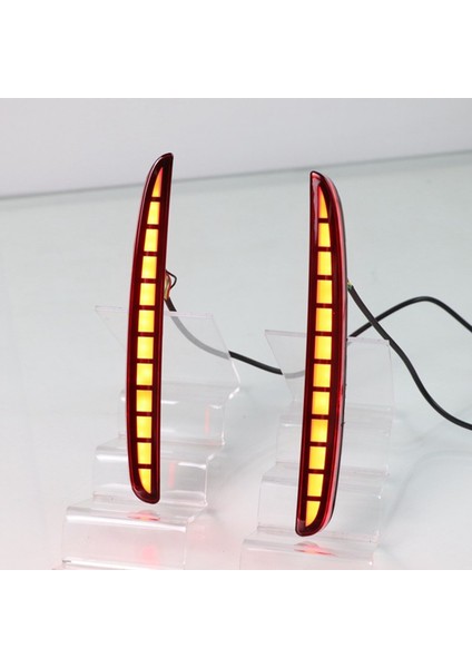 2 Adet Honda Civic Hatchback 2016 2017 2018 Çok Işlevli LED Arka Tampon Işığı Arka Sis Lambası Otomatik Ampul Fren Lambası Reflektörü (3 Işlev) (Yurt Dışından) fiyatları