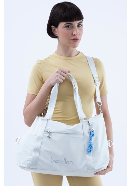 Kadın Büyük Boy Omuz veya Seyehat Çantası BNT1575 - Beyaz fiyatları