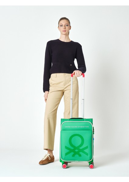 14BNT2200-03-YSL Trolley 50 Cm Yeşil Kabin Boy Valiz