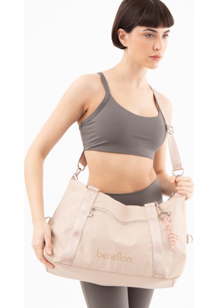 Kadın Büyük Boy Omuz veya Seyehat Çantası BNT1575 - Ten modelleri