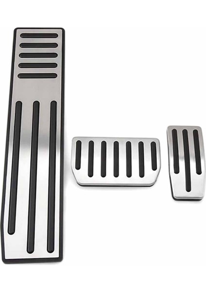 Araba Paslanmaz Çelik Ayak Pedalı Pedleri Kapağı Fren Gaz Pedalı Dayanma Pedalı Matkap Olmayan Aksesuarlar Tesla Model x Model S (Yurt Dışından) modelleri