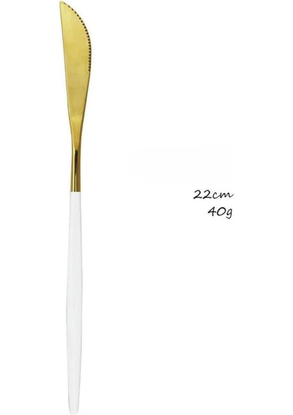 Altı Kişilik Gold Beyaz Paslanmaz Çelik Bıçak Seti, Şık ve Dayanıklı Tasarım fiyatları