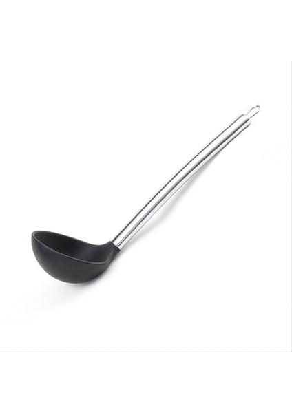 Siyah Silikon Kepçe - Dayanıklı ve Pratik Mutfak Gereci