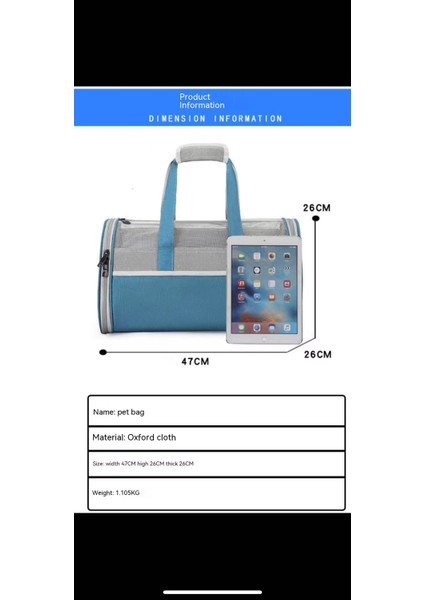 Sımıcg Taşınabilir Kedi Çantası Taşınabilir Evcil Hayvan Çantası Katlanabilir Çanta (Yurt Dışından) indirimleri