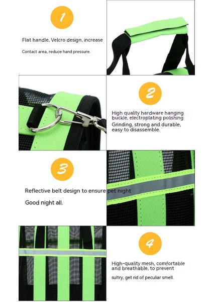 Sımıcg Taşınabilir Katlanabilir Evcil Hayvan Çantası Taşınabilir Çapraz Çanta (Yurt Dışından) fırsatları