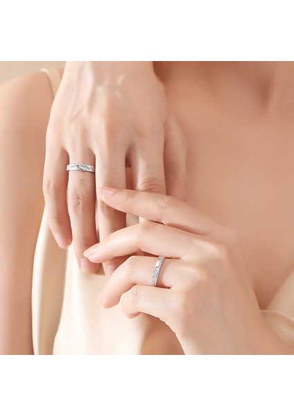 925 Ayar Gümüş Çift Yüzük (Yurt Dışından) modelleri