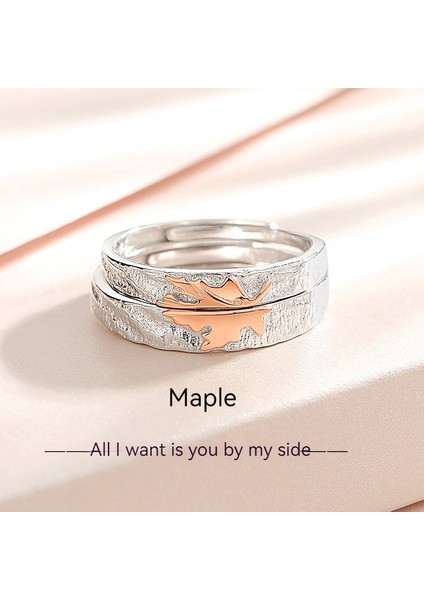 925 Ayar Gümüş Çift Yüzük (Yurt Dışından) fırsatları