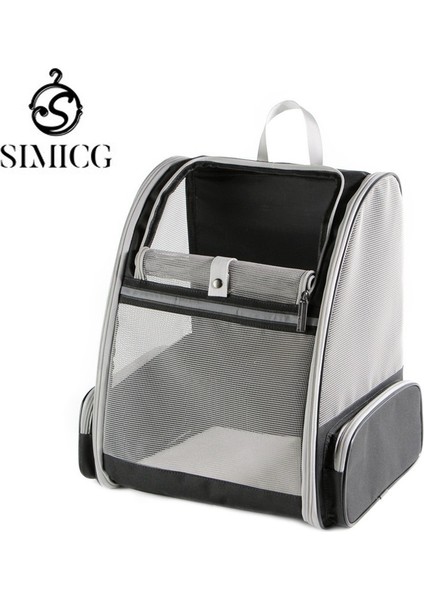 Sımıcg Geziler Için Taşınabilir Evcil Hayvan Sırt Çantası Kedi Okul Çantası (Yurt Dışından)