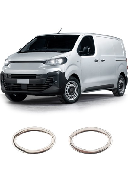 Fiat Scudo Uyumlu 2022 ve Üzeri Krom Sinyal Çerçevesi 2 Parça Paslanmaz Çelik fiyatları