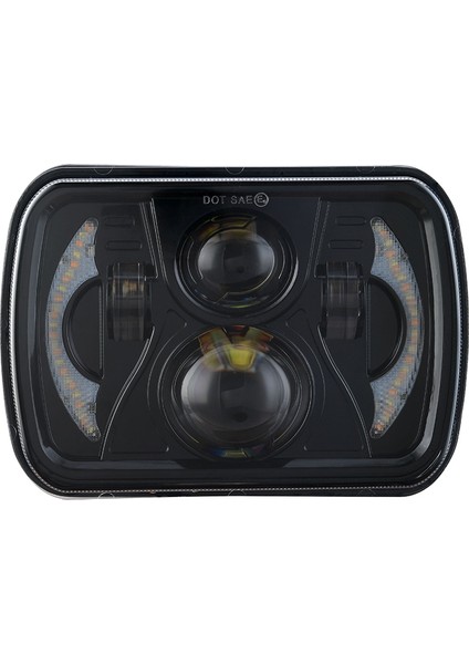 1 Adet H6054 7x6 Inç 5x7 Inç LED Projektör Far Kare Mühürlü Işın Plym Dodge Gmc Jeep Cherokee Wrangler Xj Yj (Yurt Dışından)