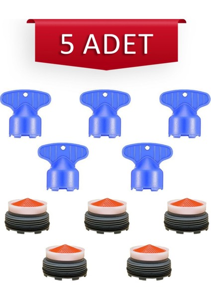 Gizli Perlatör Gizli Musluk Ucu 2.1cm (21MM) Kale Gizli Musluk Ucu Artema Musluk Ucu Grohe Perlatör