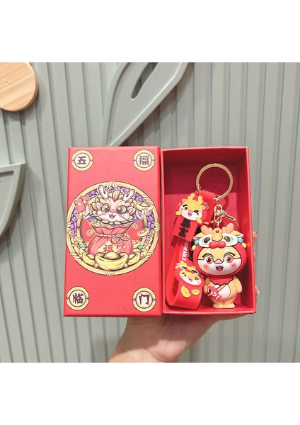 Yıl Maskotu Karikatür Çekicilik Anahtarlık Kolye Bebek Karikatür Hediyeler (Yurt Dışından)