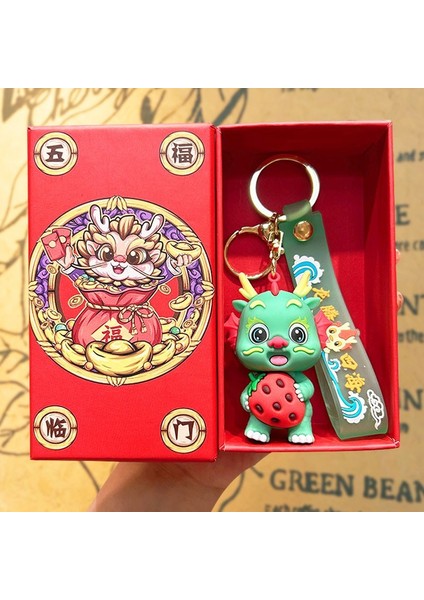 Yıl Maskotu Karikatür Çekicilik Anahtarlık Kolye Bebek Karikatür Hediyeler (Yurt Dışından)