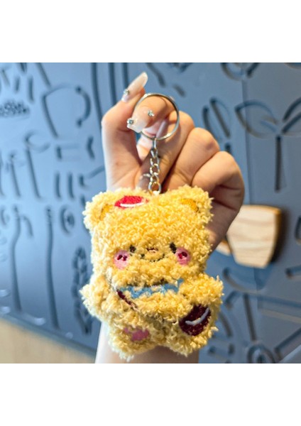 1 Yumuşak Peluş Karikatür Küçük Kolye Sırt Çantası Çekicilik Peluş Anahtarlık (Yurt Dışından)