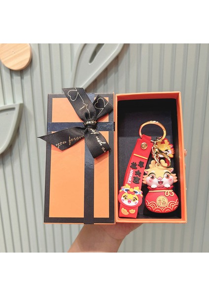Yıl Maskotu Karikatür Çekicilik Anahtarlık Kolye Bebek Karikatür Hediyeler (Yurt Dışından)