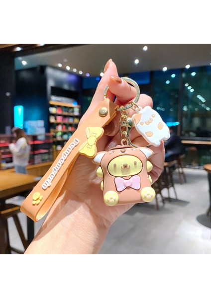 Çizgi Film Animasyon Stitch Serisi Yumuşak Kauçuk Anahtarlık Bebek Çantası Kolye Anahtarlık Küçük Hediye (Yurt Dışından)