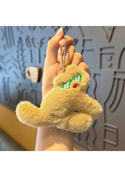 1 Yumuşak Peluş Karikatür Küçük Kolye Sırt Çantası Çekicilik Peluş Anahtarlık (Yurt Dışından)