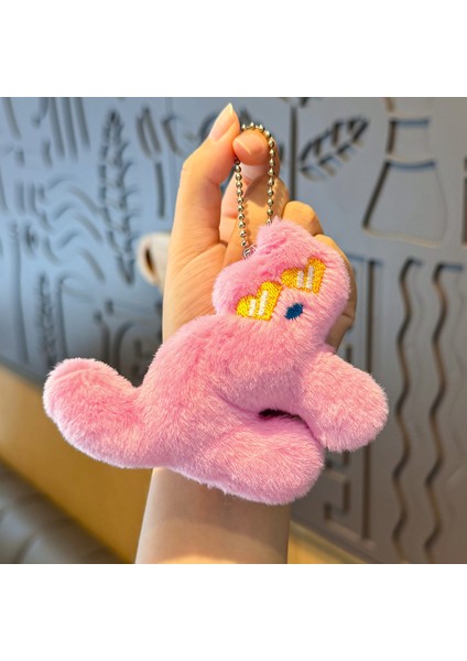 1 Yumuşak Peluş Karikatür Küçük Kolye Sırt Çantası Çekicilik Peluş Anahtarlık (Yurt Dışından)