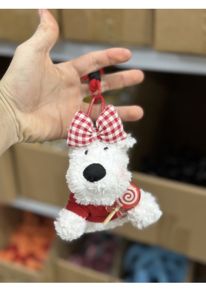 1 Adet Karikatür Çanta Çekicilik Anahtarlık Sevimli Iyi Şanslar Hediye Peluş Oyuncaklar Bebekler (Yurt Dışından)