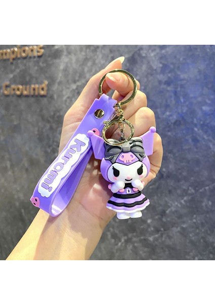 Çizgi Film Animasyon Stitch Serisi Yumuşak Kauçuk Anahtarlık Bebek Çantası Kolye Anahtarlık Küçük Hediye (Yurt Dışından)