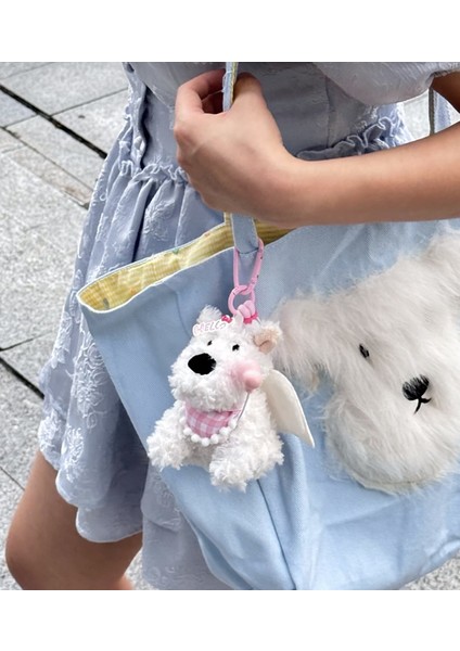 1 Adet Karikatür Çanta Çekicilik Anahtarlık Sevimli Iyi Şanslar Hediye Peluş Oyuncaklar Bebekler (Yurt Dışından)