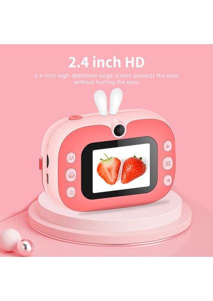X106 Çocuk Anında Baskı Kamerası 32G Hafıza Kartı + Kart Okuyuculu 2,4 Inç Fotoğraf Yazıcısı (Yurt Dışından) indirimleri