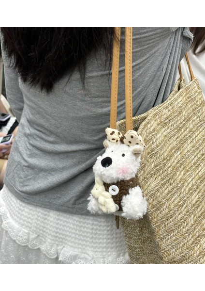 1 Adet Karikatür Çanta Çekicilik Anahtarlık Sevimli Iyi Şanslar Hediye Peluş Oyuncaklar Bebekler (Yurt Dışından)