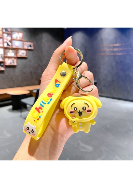 Çizgi Film Animasyon Stitch Serisi Yumuşak Kauçuk Anahtarlık Bebek Çantası Kolye Anahtarlık Küçük Hediye (Yurt Dışından)