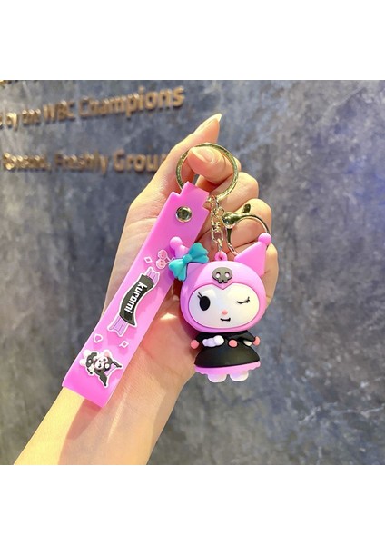 Çizgi Film Animasyon Stitch Serisi Yumuşak Kauçuk Anahtarlık Bebek Çantası Kolye Anahtarlık Küçük Hediye (Yurt Dışından)