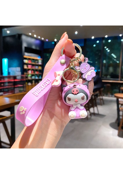 Çizgi Film Animasyon Stitch Serisi Yumuşak Kauçuk Anahtarlık Bebek Çantası Kolye Anahtarlık Küçük Hediye (Yurt Dışından)