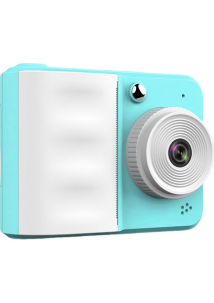 S7 2,4 Inç Ekran Mini Çocuk Hd Anında Kamera Taşınabilir Fotoğraf Yazıcısı-Mavi (Yurt Dışından)