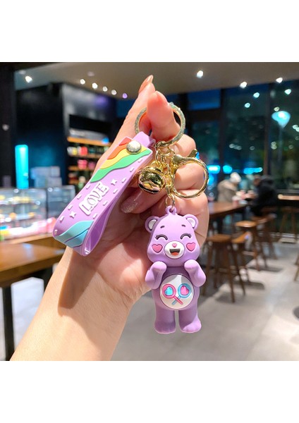 Çizgi Film Animasyon Stitch Serisi Yumuşak Kauçuk Anahtarlık Bebek Çantası Kolye Anahtarlık Küçük Hediye (Yurt Dışından)