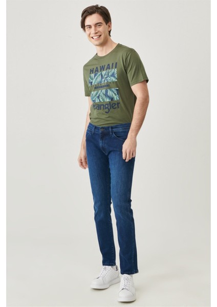 Slim Fit Dar Kesim Düşük Bel Taşlamalı Gri Esnek Larston Jean Denim Kot Pantolon