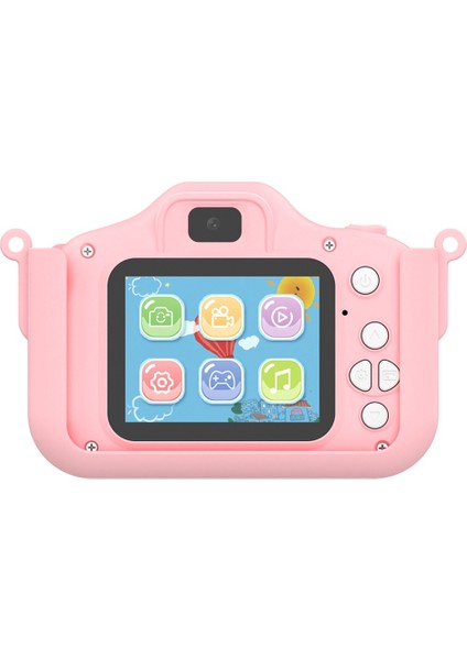 X12S Çocuk Kamera Oyuncak Karikatür Dinozor Çocuk Fotoğraf Video Kaydedici 32G Tf Kart + Kart Okuyucu (Ce Sertifikalı) - Pembe (Yurt Dışından) modelleri