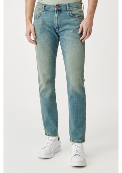 Slim Fit Dar Kesim Düşük Bel Taşlamalı Gri Esnek Larston Jean Denim Kot Pantolon