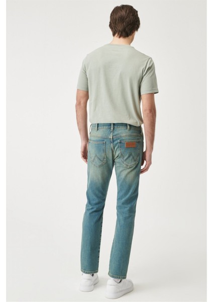 Slim Fit Dar Kesim Düşük Bel Taşlamalı Gri Esnek Larston Jean Denim Kot Pantolon