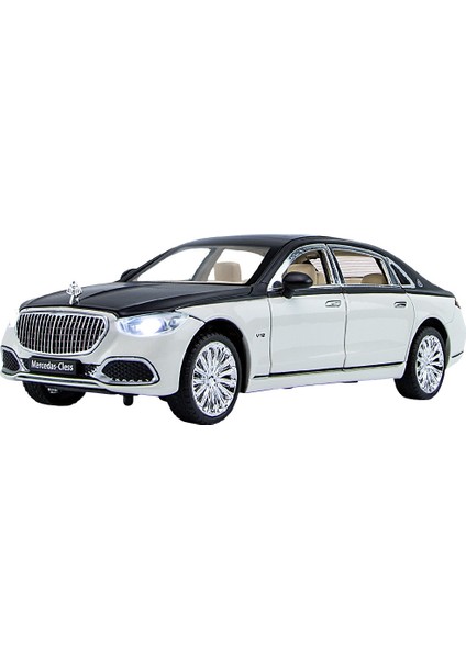 Alaşım Araba Modeli 1:24 Maybach S680 Ses ve Işık Oyuncak (Yurt Dışından)