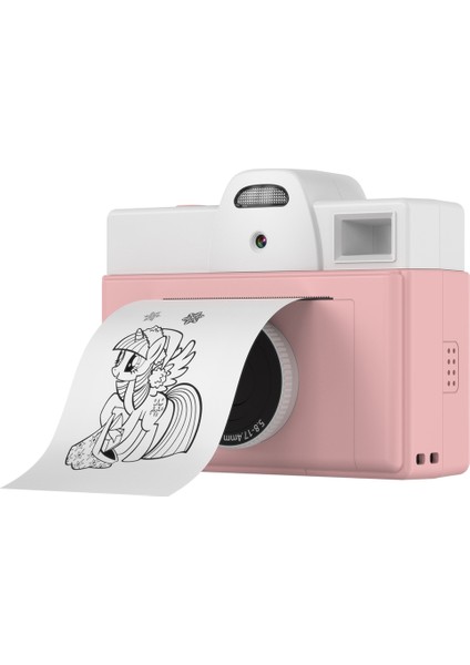 Q8 200 Dpı Anında Baskı Çocuk Dijital Kamera Mini Mürekkepsiz Termal Yazıcı-Pembe (Yurt Dışından) fırsatları