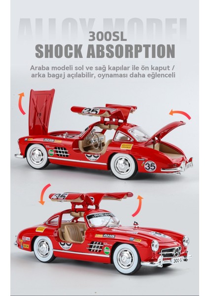 1 Ila 24 Daben 300SL Sürümü Ses ve Işık Oyuncakları (Yurt Dışından) modelleri