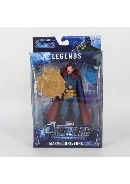 Çocuk Erkek Avengers Demir Örümcek Adam Venom Kara Panter Thanos Figürü Aydınlatma Figürü (Yurt Dışından)