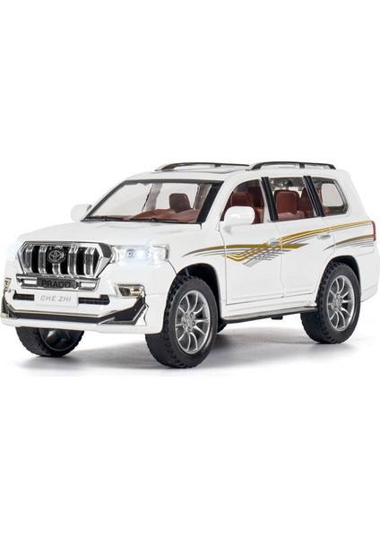 Alaşım Araba Modeli 1:24 Toyota Prado Arazi Aracı Süsleri (Yurt Dışından)