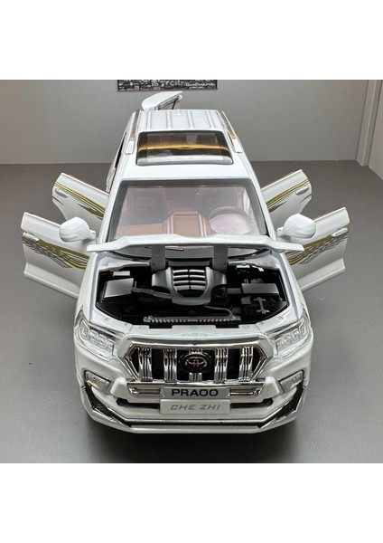 Alaşım Araba Modeli 1:24 Toyota Prado Arazi Aracı Süsleri (Yurt Dışından) indirimleri