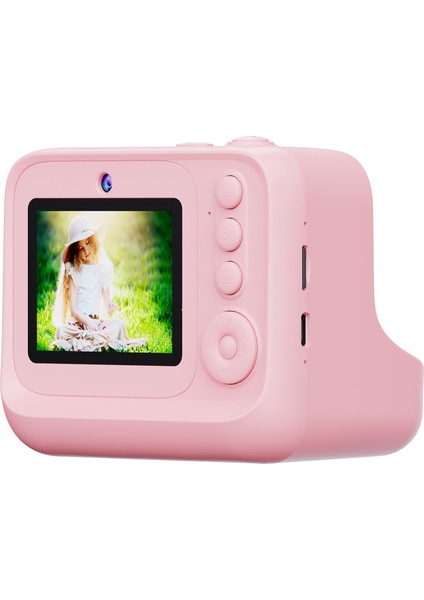 Z12 2,4 Inç Mini Çocuk Hd Çift Lensli Anında Kamera Fotoğraf Yazıcısı, 32G Tf Kartlı-Pembe (Yurt Dışından) fiyatları
